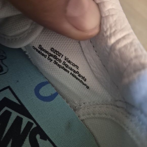 Vans Aqua and White Women's Sneakers - Picture 8 of 10